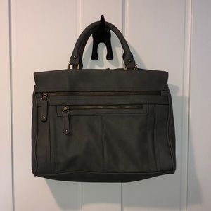 Grey target bag